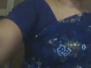 Marriageable Indian Aunty Showing Breasts