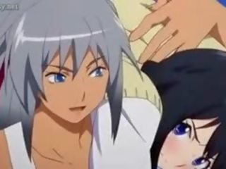 Big Meloned Anime harlot Gets Rubbed And Fucked