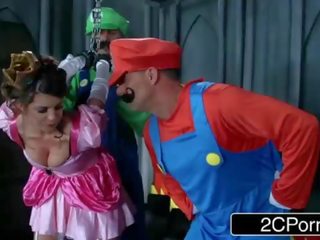 Jerk That Joy Stick: sensational Mario Bros Get Busy With Princess Brooklyn Chase