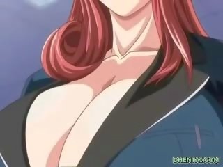Big busted hentai mistress excellent tittyfucking and