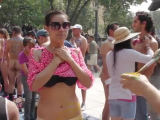 2014 mexico wnbr - γυμνός γυναίκες & άνδρες σώμα painted σε square