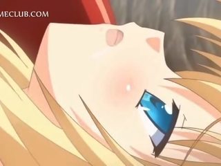 3d animen sextionio med blondin otroligt lesbisk tonåren