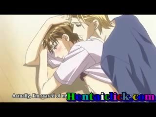 Magra anime homossexual incrível masturbava e porno ação