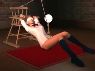 L'anime xxx agrafe esclave en cordes submitted à sexuel taquineries