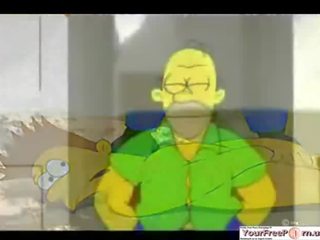 Simpsons Marge Cheats On Homer video
