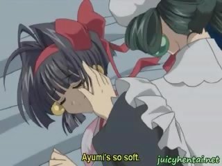 Anime lesbians pagdila puke at tribbing