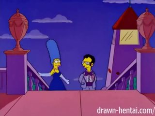 Simpsons cochon film - marge et artie afterparty