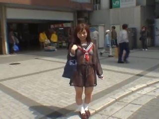 Mikan Astonishing Asian girlfriend Enjoys Public Flashing