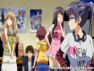 Hentai donker haired in mees baan hentai x nominale film