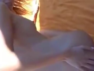 Naakt strand - super koppel anaal neuken pov, vies film 7c