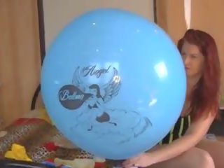 Angel Eyes Plays with Balloons - 1, Free adult movie 52
