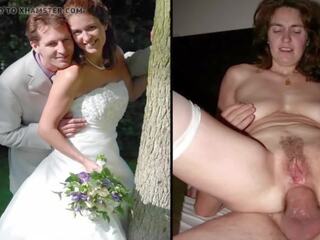 Hairy Dressed and Undressed Brides, Free x rated clip ef