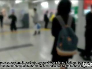 Japońskie dziewczyna prawdziwy chikan pociąg doświadczenie