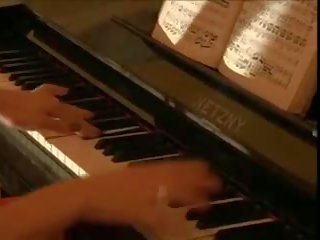 Annata tesoro bastonato su il pianoforte, gratis xxx film 13