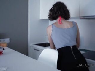 Yo worked en limpiando habitación: perfecta cuerpo aficionado sexo presilla feat. darcy_dark666