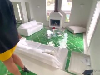 Extraordinary business woman gets fucked in several positions in a luxury villa - business-bitch