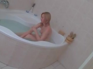 Blair en krik in de badkuip