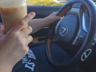 I Asked A Stranger On The Side Of The Street To Jerk Off And Cum In My Ice Coffee &lpar;Public Masturbation&rpar; Outdoor Car sex movie